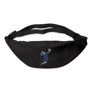 Skelett Volleyballspieler Volleyball - Gürteltasche - Schwarz - Vorne