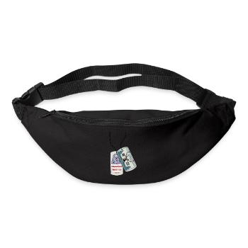 Erkennungsmarke IDAHO Fingerabdruck USA - Gürteltasche - Schwarz - Vorne