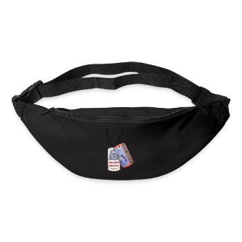 Dog tag WEST VIRGINIA Fingerprint USA - Bum bag - black - Front