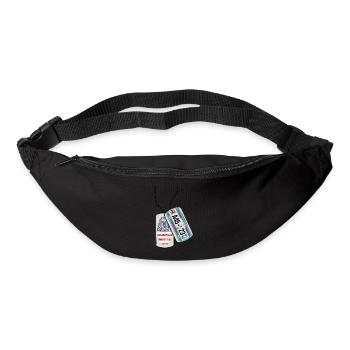 Erkennungsmarke NEW YORK Fingerabdruck USA - Gürteltasche - Schwarz - Vorne