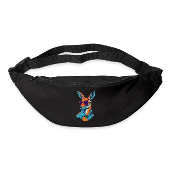 Strahlendes Roo-Revival - Gürteltasche - Schwarz - Vorne