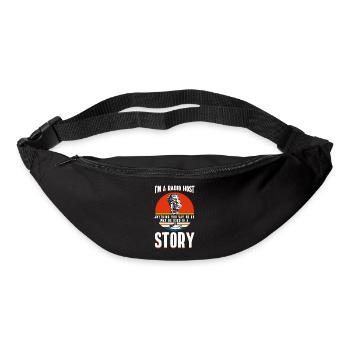 Radio Beruf Job Retro - Gürteltasche - Schwarz - Vorne