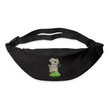 Dog tennis tennis racket sport - Bum bag - black - Front