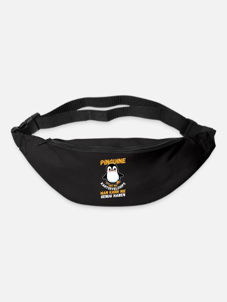 Pinguin - Gürteltasche - Schwarz