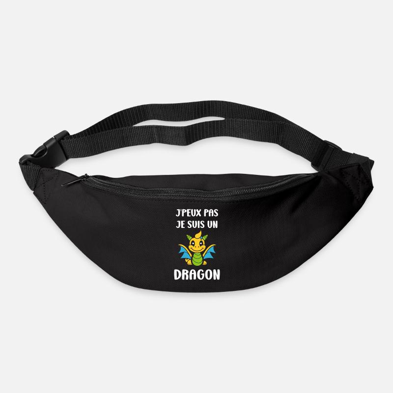 Bébé dragon - Sac banane - noir