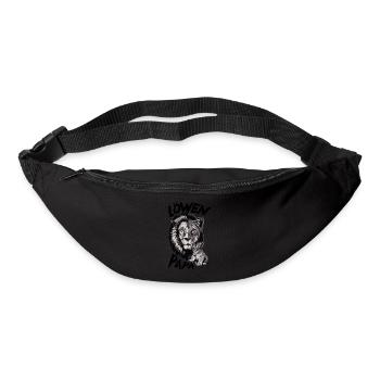 Löwenpapa Vatertagsgeschenk Vatertag - Gürteltasche - Schwarz - Vorne