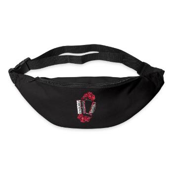 Akkordeon Akkordeonspieler Geschenk - Gürteltasche - Schwarz - Vorne