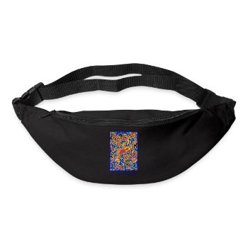 L'art en mouvement - Sac banane - noir - Devant