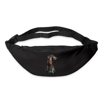 Weimaraner - Gürteltasche - Schwarz - Vorne