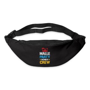 Malle Party Crew - Sac banane - noir - Devant
