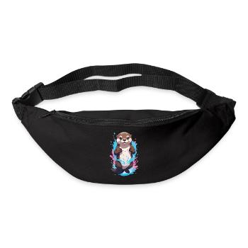 Niedliche verspielte Otter Splash Joy - Gürteltasche - Schwarz - Vorne