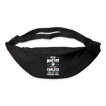 mastiff dog saying - Bum bag - black - Front
