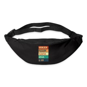 Vigneron Passion Terroir - Sac banane - noir - Devant