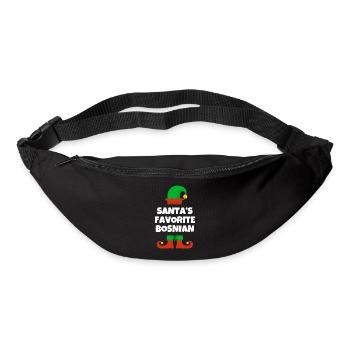 Santa's Bosnian Favorite - Bum bag - black - Front