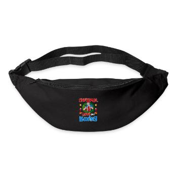 Christmas Love Boxing Boxer Weihnachtsgeschenk - Gürteltasche - Schwarz - Vorne