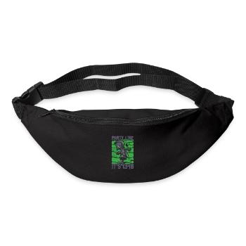 Médecin, médecin, étudiant en médecine, diplômé - Sac banane - noir - Devant
