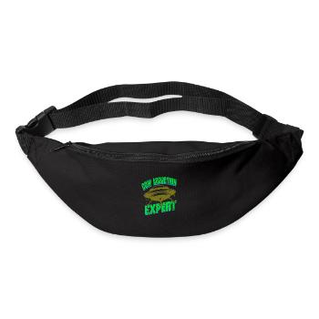 Alien, OVNI, UAP, Espace, Objet volant de l’espace - Sac banane - noir - Devant