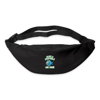 Be you! Self-confidence, positive thinking, motivation - Bum bag - black - Front