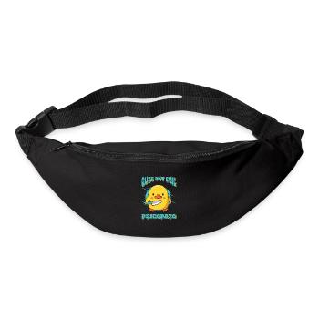 SÜSS ABER BÖSE: PSYCHOPAT Halloween Creepy Horror - Gürteltasche - Schwarz - Vorne