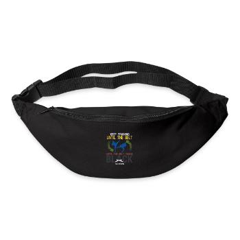 Kickboxer Martial Arts Kickboxing Kickboxen - Gürteltasche - Schwarz - Vorne
