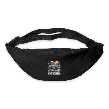 Parting Sea? Funny Christian Clothing - Bum bag - black - Front