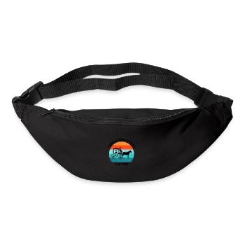 Coachman Carriage Horse-drawn carriage Coffee - Bum bag - black - Front