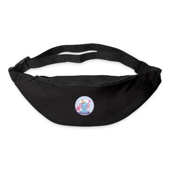 Elephant Birthday Comic - Bum bag - black - Front