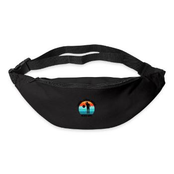 Boule Petanque Boccia Boules - Gürteltasche - Schwarz - Vorne