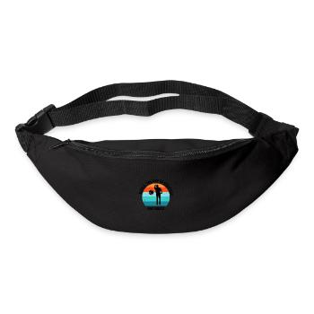 Boule Petanque Boccia Boules - Gürteltasche - Schwarz - Vorne