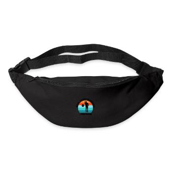 Boule Petanque Boccia Boules - Gürteltasche - Schwarz - Vorne