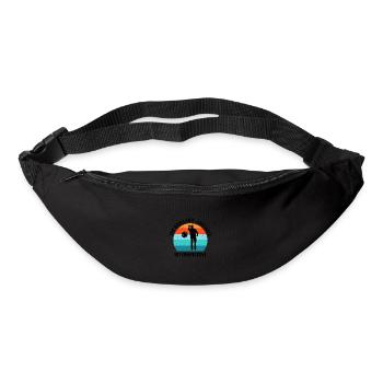 Boule Petanque Boccia Boules - Gürteltasche - Schwarz - Vorne