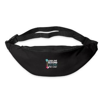 2. Klasse - Gürteltasche - Schwarz - Vorne