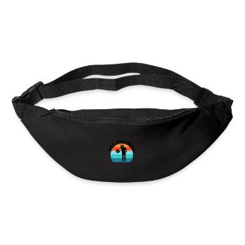 Boule Petanque Boccia Boules - Gürteltasche - Schwarz - Vorne