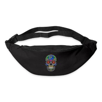 Totenkopf - Gürteltasche - Schwarz - Vorne