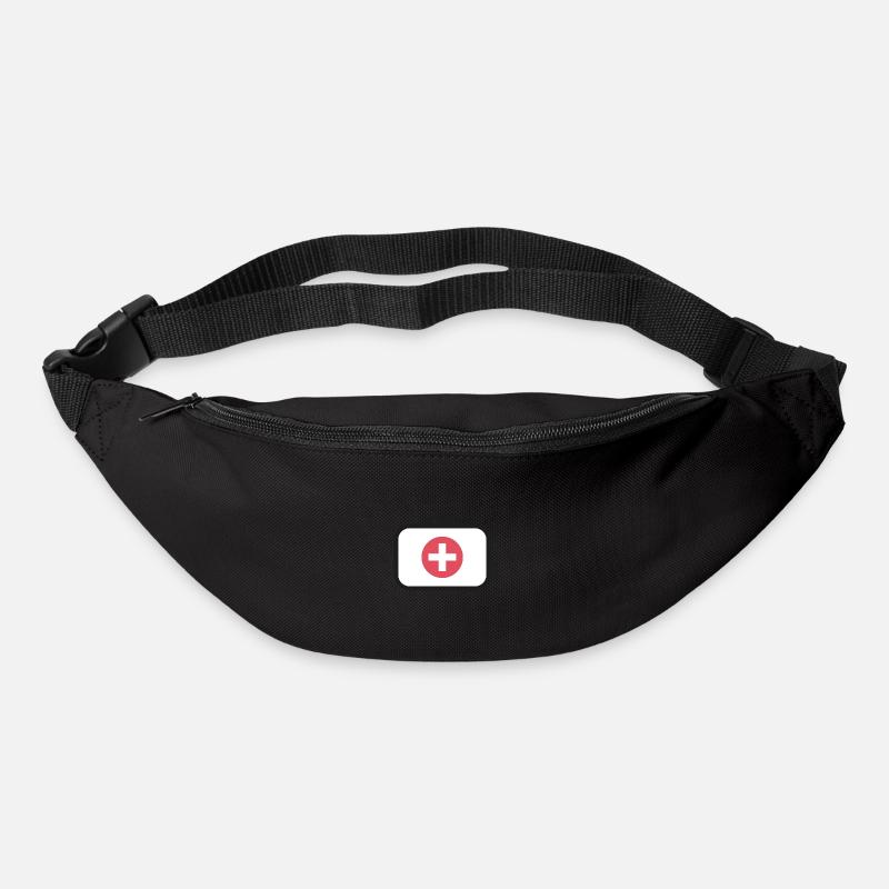 Erste Hilfe Medizin Koffer - Gürteltasche - Schwarz