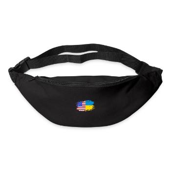 Ukraine - Gürteltasche - Schwarz - Vorne