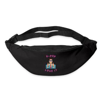 K-POP, - Gürteltasche - Schwarz - Vorne