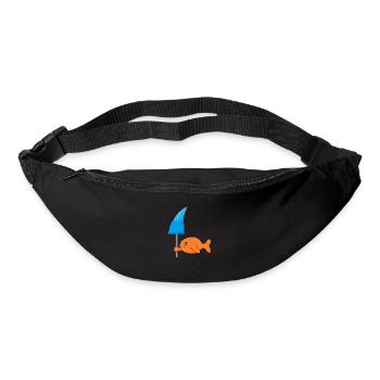 Goldfish with shark fin - Bum bag - black - Front