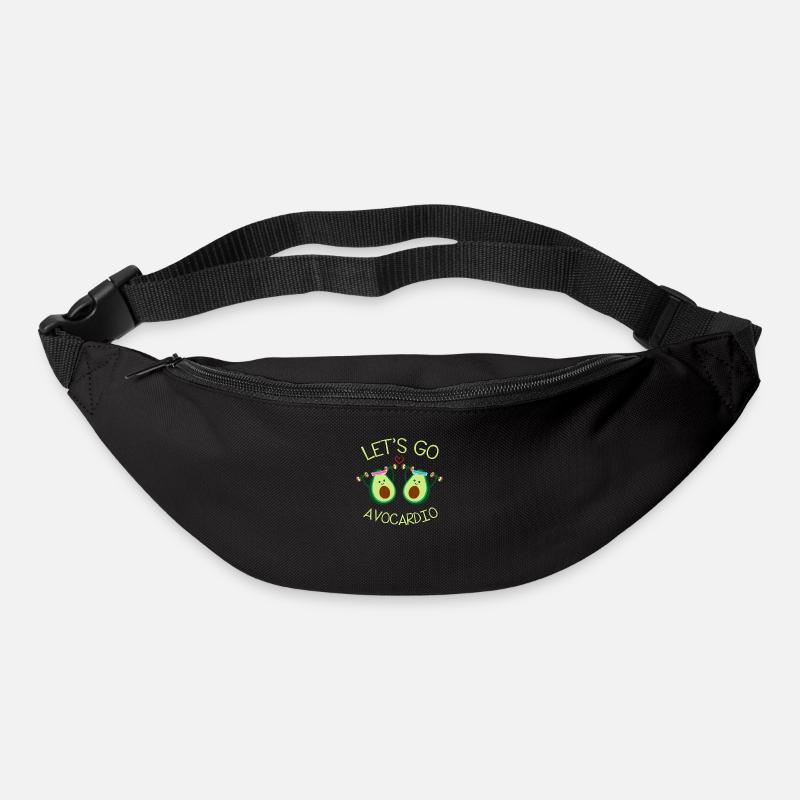 allons avocat - Sac banane - noir