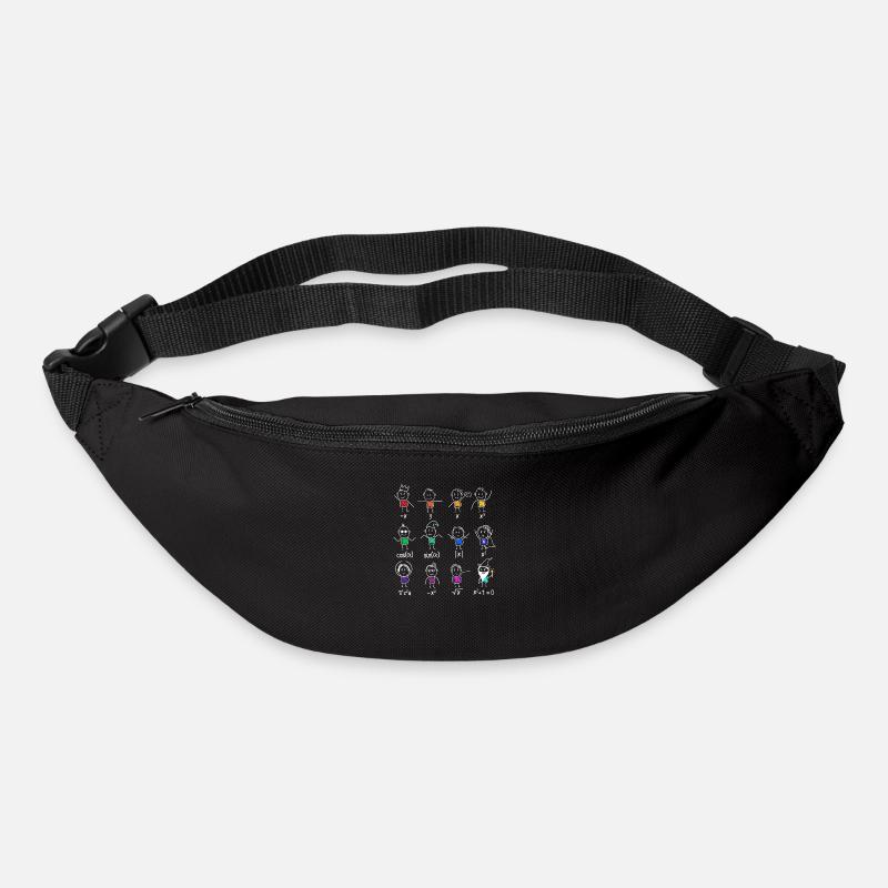 Dancing mathematicans - Bum bag - black