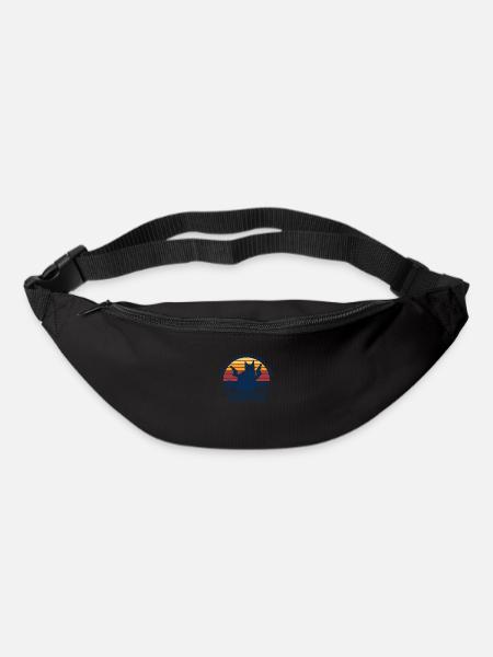 You Mess With The Meow Meow You Get The Peow Peow - Bum bag - black