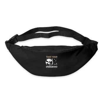 Take Your Opossunities Cute Opossum Ironic Rodent - Bum bag - black - Front