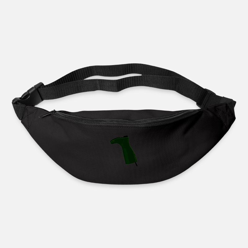 Gummistiefel als stiller Protest - Gürteltasche - Schwarz