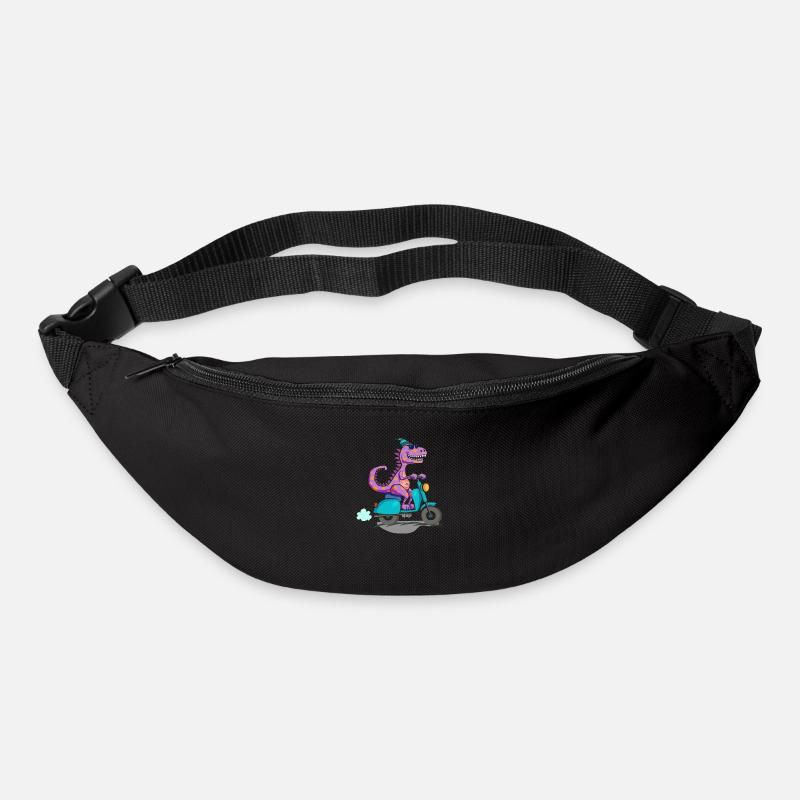 Dino Scooter Cool #2 - Gürteltasche - Schwarz