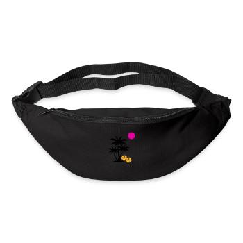 Palm Sunset - Bum bag - black - Front