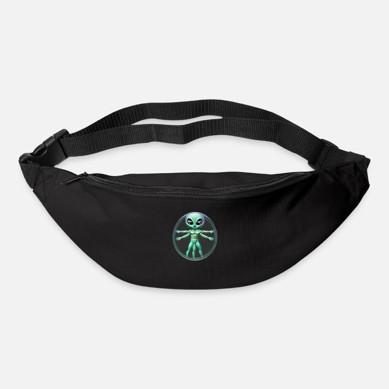 Alien de Vinci - Gürteltasche - Schwarz