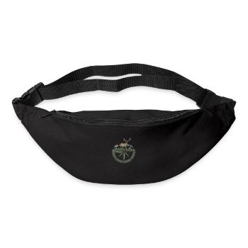 Elch - Gürteltasche - Schwarz - Vorne