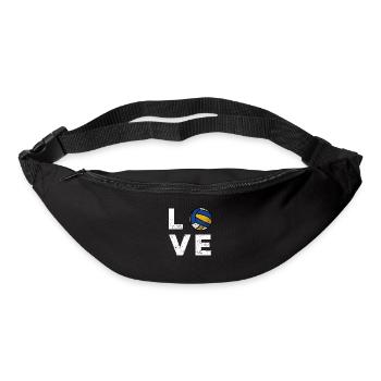 Love Volleyball - Bum bag - black - Front