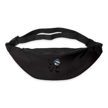Love Volleyball - Bum bag - black - Front