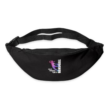 Frauen und Mädchen Handball Geschenkidee - Gürteltasche - Schwarz - Vorne